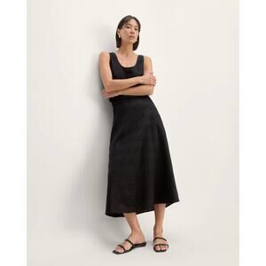 Everlane Black Midi Skirt
